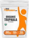 BulkSupplements.com Orgaaniline Triphala pulber - Haritaki pulber, Ayurveda lisand - Gluteenivaba, 960 mg ühe serveerimise kohta, 100 g (3,5 oz) (pakk 1)