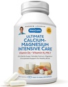 ANDREW LESSMAN Ultimate Calcium-Magnesium Intensiivne hooldus D3-vitamiini ja K2 MK7-120 mcg - 180 kapslit - Luu ja skeleti tervis Essentials. Õrn, kerge alla neelata, super lahustuv. Ei mingeid lisaaineid