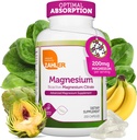 Zahler - magneesiumilisandi kapslid 200 mg (250 krahv) sertifitseeritud Kosher bioaktiivne magneesiumtsitraat Maxi imendumiseks - looduslik magneesiumi mineraal meestele ja naistele - parimad magneesiumilisandid