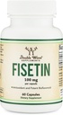 Fisetiini lisand - 100 mg bioaktiivseid flavnoole, 60 loendit (bioflavonoidide polüfenoolide lisand, mis sarnaneb apigeniini, luteoliini ja kvertsetiiniga) vananemist toetav senolüütiline topeltpuiduga