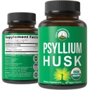 USDA Orgaaniline Psyllium Husk Vegan Kapslid Valmistatud Orgaanilise Psyllium Husk Seed Kiudlisa soolestikule. Seedetrakti prebiootikumid. Pillid seedimiseks, karestamine ilma puhumata. Tabletid