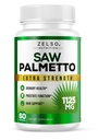 Saw Palmetto eesnäärme lisand meestele, 3-in-1 kasu, ekstra tugevuse DHT Blocker juuste kasvu ja beeta Blocker kuseteede tervise jaoks, tugev eesnäärme funktsiooni tugi, 30 päeva pakkumine (60 loend)