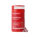 HumanN SuperBeets Beet Juurkapslid Kiire vabastada 1000mg, aitab toetada lämmastikoksiidi tootmist, vererõhku, südame tervist, sisaldab mitte-GMO peedipulbrit, uuritud antioksüdante 90 Count