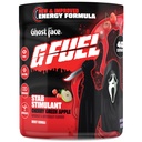 G Kütus Kummitusnägu Energiajoogipulber, Pre Workout Kofeiinisegu hasartmängudeks, Sugar Free Focus Amino, Vitamiin + Antioksüdandid, 9,9oz (Cherry Green Apple, 40 Servings)
