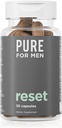 Puhas meestele Detox Supplement, Reset | Edendab seedetrakti ja soolestiku tervist, aitab eemaldada toksiine ja toetab immuunsüsteemi, Colon Cleanse | 30 kapslit