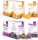 Ener-C Suhkruvaba Multivitamiini Joogi Segu - Vitamiini Pulber Vee jaoks, Elektrolüütide Pulber Ilma Suhkruta, Hüdreerimise Boost Pakendid, Nullsuhkur, Vitamiin C & B12 Täiendus Vedel Segu - Oranž & Berry, 60 Count