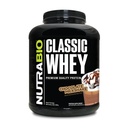 NutraBio Classic vadakuvalgu pulber - täisspektriga aminohappe profiil - ei täida, kunstlikud värvid, säilitusained - madal glükeemiline indeks - šokolaad Piimakokteil, 5 naela