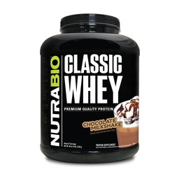 NutraBio Classic vadakuvalgu pulber - täisspektriga aminohappe profiil - ei täida, kunstlikud värvid, säilitusained - madal glükeemiline indeks - šokolaad Piimakokteil, 5 naela