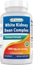 Parim Naturals White Kidney Bean Complex 1800 mg per Serving - 180 kapslit. Mitte-GMO ja gluteenivaba