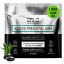 Orlo PRENATAL DHA - Prenatal DHA Omega 3 Supplement - Triple Strength Omega3s - Vegan DHA & EPA - Vetikate Omega-3 Oil - toetab aju arengut raseduse ja imetamise ajal (60 Mini Softgels)