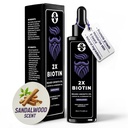 Biotiini kontsentratsioon Habeme paksendaja & Softener - 2oz koos kastoorõli, rosmariiniõli ja vitamiinidega - Sandalwoodi lõhn meestele