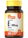 Sundance Vitamiin E 180mg (400 IU) | 100 kiire vabastav Softgels | suure tugevusega valem | Mitte-GMO ja gluteenivaba toidulisand