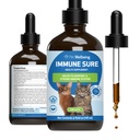 Lemmikloomade heaolu Immuunsus Kindel kassidele - toetab normaalset immuunkaitset, soolestiku Flora tasakaalu, andrograafiat, Echinacea, C-vitamiini, tsinki - veterinaararsti poolt formuleeritud taimset lisa 4 oz (118 ml)