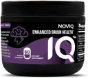 IQ - 11-in-1 nootroopne aju täiendus: toetab mälu ja tunnetust - bioaktiivne B-kompleks w/ 5-MTHF, L-teaniin, L-türosiin, Bacopa, Ginkgo, Huperzine - Vegan, Non-GMO, Kofeiinivaba - 60 Count
