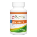 Wellness Resources Daily Super E - Tokotrienool E-vitamiini kompleks: Sojavaba täisspektriga E-vitamiin koos delta, gamma ja alfa-tokotrienoolidega antioksüdantide kaitseks, looduslik allikas, mitte-GMO (90 kapslit)