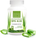 RPG Acemannan Aloe Vera kapslid - Aloevera toidulisand immuunsüsteemi ja soolestiku toetusega Aloe Vera pulberkapsel - 60 pilli (250 MG)