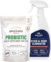 Rocco & Roxie Cat Probiootilised toidulisandid & plekk & lõhn Eliminator Bundle