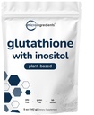 Glutatiooni lisand, puhas glutatiooni vähendatud pulber inositooliga, 5 Ounce (9 kuud pakkumine), 2 1 valem, võimsad koostisosad antioksüdantidele, toetab maksafunktsiooni, vegan