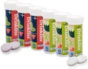 Joogiklaasid Sidrunlubja elektrolüüthüdraat & maasika immuunsustabletid (6) Tube Combo Pack | Great Maste – Gluteenivaba – Daily Use | 60 Servings (10 tabletti toru kohta)