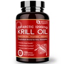 LOODUS TARGET Krill Oil 1200mg Omega-3 EPA & DHA astaksantiini, fosfolipiidide & koliin - toetab südant, aju, liituda tervise, mitte-GMO, gluteenivaba, 120 Softgels (60 Servings)