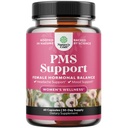 PMS Support Supplement for Women – Hormone Balance for Women & Menstruaalne Ebamugavus DIM, Chasteberry, Black Cohosh & Ashwagandha - Perioodiliste krampide lihtsus, menopausipuhitus, meeleolu tõus - 60 Ct