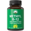 Metüül B12 Vitamiin + 25 köögivilja ja puuvilja segu Maxi imendumiseks. Vegan Vitamiin B12 Metüülkobalamiin - Metüül B-12 toidulisand energia, fookuse ja abi saamiseks. 30 päeva varustuskapslid