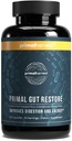 Primal Harvest Restore Soolestiku Tervis, Primal Soolestiku Restore w / POSTbiootikumid, PREbiootikumid ja PRObiootikumid Naistele ja Meestele, 60 CT - Seedimine, Colon Cleanse, Immunity Support - Aitab Lekkeline Soolestiku Parandamine