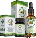 Propolis Health Premium Brasiilia Green Propolis Bundle: 1000mg kapslid vitamiin E & roheline Propolis Ekstrakt Vedelik - 50 päeva Kapsel & 30 päeva Vedelik Varustus immuunsüsteemi toetuseks