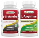 Parim looduslik L- glutamiin 1000 mg ja L-arginiin 1000 mg