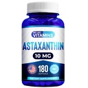 Meile meeldivad vitamiinid Astaksantiini 10mg Softgel - Haematococcus Pluvialis'e väga tugevaid astaksantiini toidulisandeid - parandab silma, liigese, naha tervise ja energia taset - 180 serveerimist, 6 kuu pakkumine