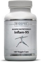 Inflam-95 - ingveri juure ekstrakt 2000 mg, kurkumiini juure ekstrakt, boswellia serrata ekstrakt, nõgeslehe ekstrakt, bioperiin - tervisliku põletikulise vastuse toetamine *