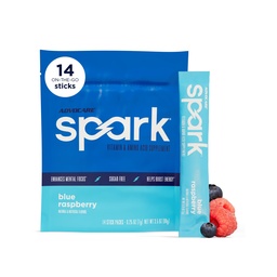 AdvoCare Spark - energiajoogi segu - Vitamiin ja Aminohappe lisand - toetab energiat ja keskendumist * - kaasaskantav immuuntoetus * - suhkruvaba - sinine vaarika, 14 kleeppakendit (3,5 oz)