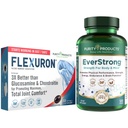 Puhtuse Tooted Bundle - Flexuron Joint Formula + EverStrong Tabletid - Flexuron - Krill Oil , hüaluroonhape + astaksantiin - EverStrong - lihasmassi segu w/ Kreatiin , kohvi puuviljaekstrakt + veel