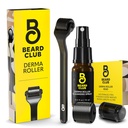 The Beard Club Derma Roller, Puhastamine Spray & Asenduspea - Habe Roller Puhastuspihustus ja Asenduspea
