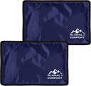 Glacial Comfort Gel Ice Pack seljavalu - (12" x 8") Korduvkasutatavad külmapadjad puusa-, põlve-, õlavigastuste, lihaste tüvede, migreeni ja sünnitusjärgse taastumise jaoks Flex tehnoloogiaga - pärast operatsiooni.