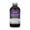 Flora Organic Black Elderberry Syrup + 8,5oz - Immuunsuse tugevdaja koos Echinacea, lastele ja täiskasvanutele, No Added Sugar, Gluteenivaba, Vegan, SambuGuard