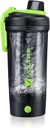 VOLTRX Shaker Bottle, Gallium USB C taaslaetav elektrivalgu segisti, Shaker Cups valgu ja toidu asendamise raputamine, BPA vaba, valmistatud Tritan, 24oz