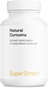 Supersmart - looduslik kurkum 2500mg päevas (suure tugevusega) - Curcuma Longa ekstrakti lisand - Tumeeriline kurkumiin 95% kurkuminoidid | Mitte-GMO & Gluteenivaba - 75 taimset kapslit