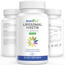 Liposomaalne Fisetin kvertsetiini lisanditega 1200 mg ühe serveerimise kohta , kõrge imendumine Polüfenoolid Antioksüdandid naistele , mehed , mitte- GMO , gluteenivaba , 1 pudel- 60 Softgels