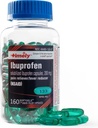 Time-CAP LABS, INC. Õigeaegne Ibuprofeen 200mg - 160 Vedelikud Softgels - Valu leevendamiseks Softgels ja palavik vähendaja - peavalu leevendamiseks, menstruaalvalu, hambavalu Lihasvalu ja artriit Valu