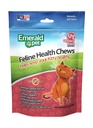 Emerald Pet Feline Health Chews UT Support – Natural Grain Free Urinary Tract Health Cat Chews – Cat Urinary Supplements with Cranberry, Chicory Root, and Dandelion Leaf Extract – Made in USA, 2,5 oz