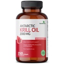 Tulevikubiootikumid Antarktika krillõli 2000mg koos astaksantiini, Omega-3s EPA, DHA ja fosfolipiididega - 100% puhas Premium Krill Oil Raske metall Testitud, Non GMO - 250 Softgels