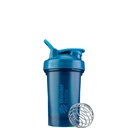 BlenderBottle Classic V2 Shaker pudel sobib ideaalselt valgukokteilide ja enne treeningut, 20-kordne, Ocean Blue