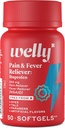 Welly Remedies | OTC Pain & Palavik Reliever: Ibuprofeen | Valu leevendamine / palavik vähendaja | Ravim tõestatud aktiivsete koostisosadega