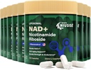 NAD Supplement, NAD Nicotinamide Riboside 900 Mg meestele ja naistele, Liposomal NAD + Täiendus koos nikotiinamiid Ribosiidiga , Resveratrool & Quercetin , Energia , Boost NAD+ , 900 kapsliga