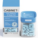 Kabinet: öine valu leevendav PM ja uneabi peavalude, migreeni leevendamiseks, valudeks | Atsetaminofeen 500mg, difenhüdramiin HCl 25mg, 120 Caplets (Starter Kit)