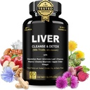 32 in 1 Maksa puhastamine Detox & remont valem Apple Siidri äädika, piimaohakalisandi, artišoki, Dandelioni juurelisandiga - mitte-GMO & Vegan Taimse Maksa tugi & remont