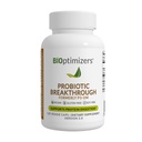 BiOptimizers Probiootiline läbimurre - Lactobacillus Plantarum OM Probiootikumid ja prebiootikumid Terviselisa soolestikule, seedetraktile ja immuunsüsteemile Probiootikumid naistele Meestele Eakad - 120 Vegankapslit