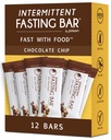 Prolon Fasting Bars | 5 g valku, 7 g kiudainet | Keto-sõbralik, gluteenivaba, piimavaba, taimepõhine | Toitumine vahelduva paastumise jaoks | Formuleeritud, et mitte murda oma kiire | šokolaadikiip (12 krahv)