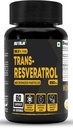 Trans Resveratrol 250MG kapslid - 99,5% puhas mikroniseeritud ja väga biosaadav toidulisand | Aeglane vananemine, tõestatud võimas antioksüdant | parandab ainevahetust ja südame tervist (120 kapslit)